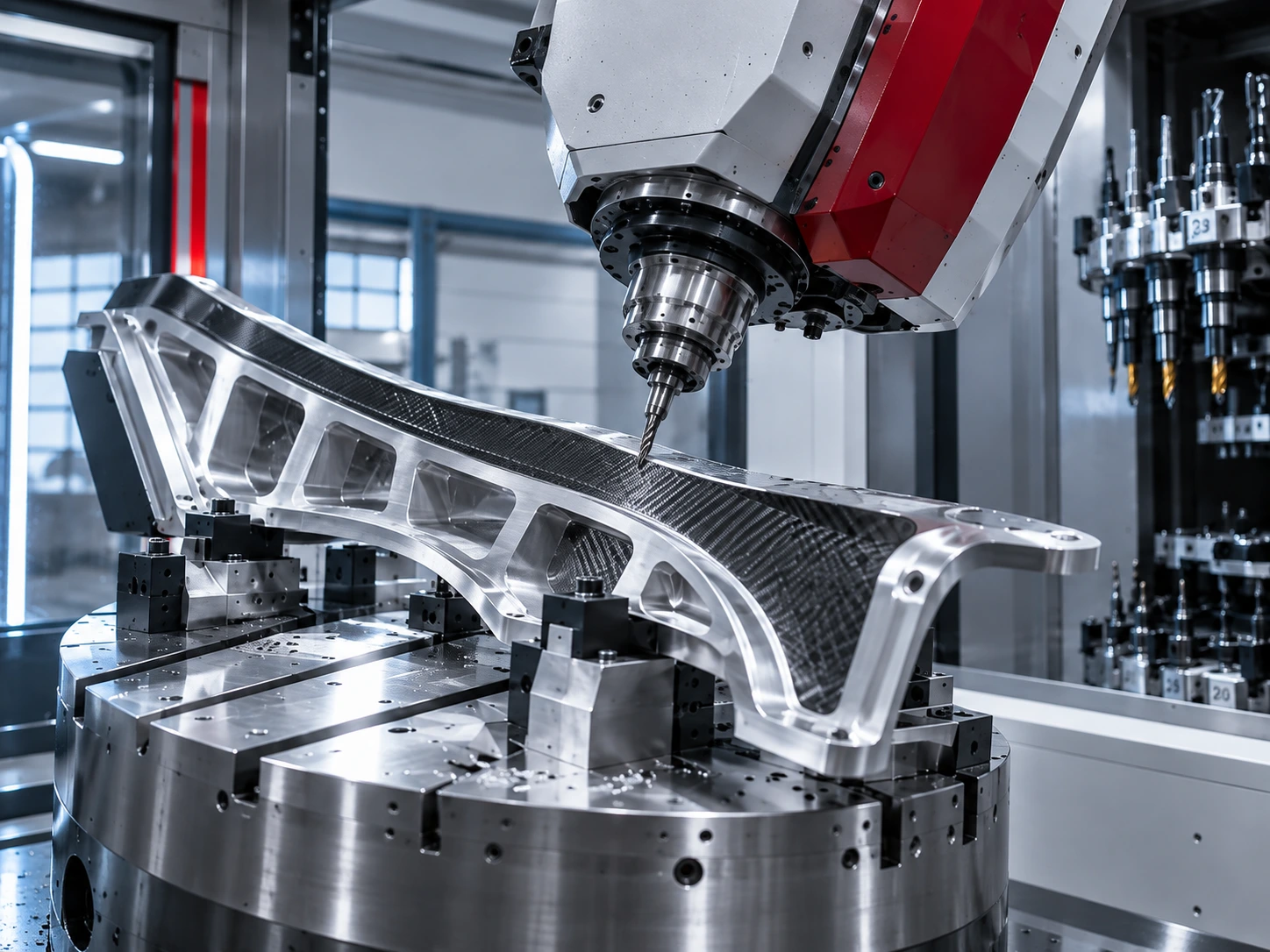 Fresagem de precisão na moderna fabricação de ferramentas CNC