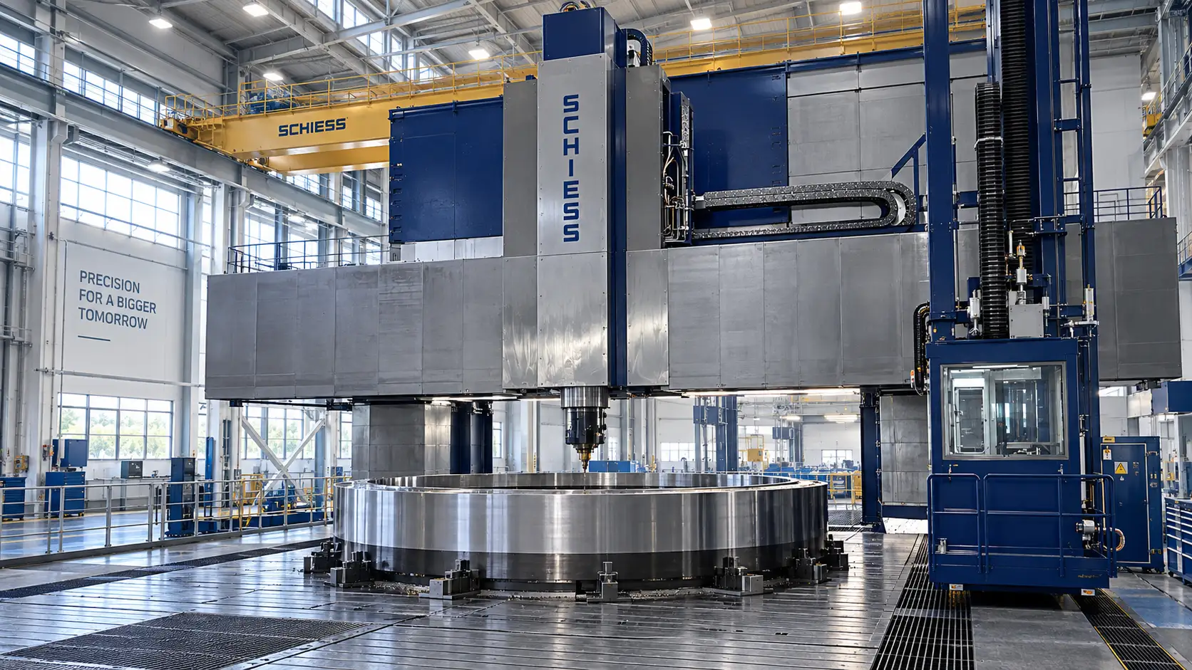 SCHIESS no Brasil para usinagem pesada CNC